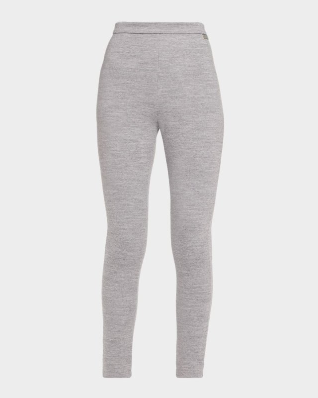 Heathered Ankle Leggings